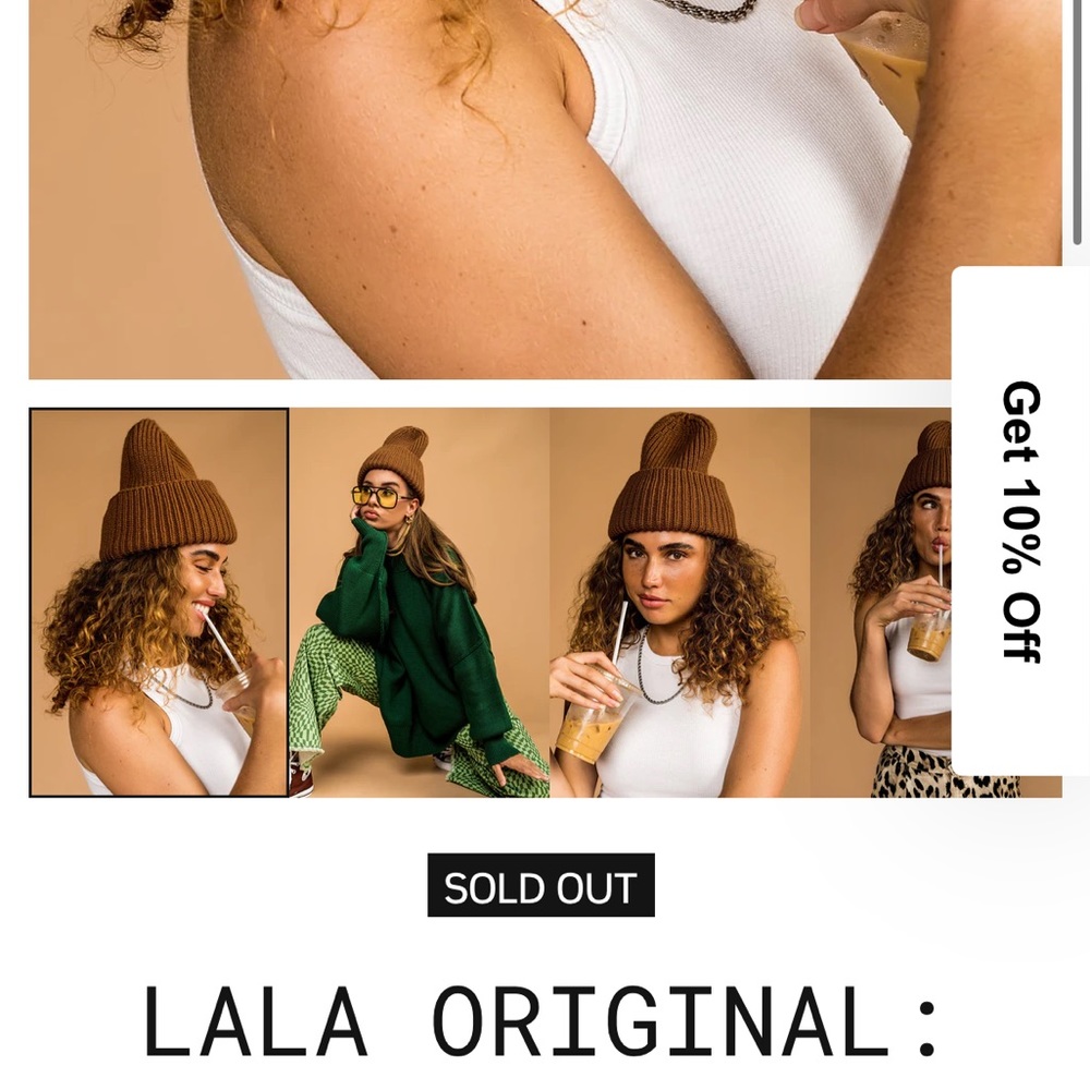 SOLD OUT dressed in lala beanie